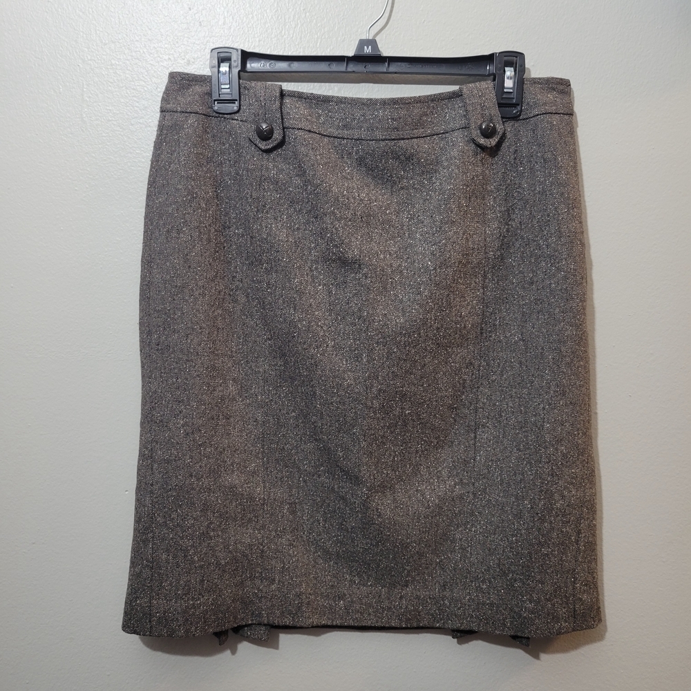 🍒 Ann Taylor Charcoal Pencil Skirt.